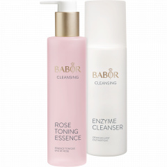 Enzyme Cleanser und Rose Toning Essence