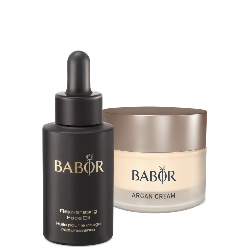 Argan Cream und Rejuvenating Face Oil