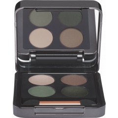 Seidige Pudertextur mit mattem und glänzendem Finish. Eye Shadow Quattro 03 green