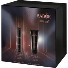 Exklusives ReVersive Weihnachtsset zum Vorteilspreis. Umfasst die Originalgrößen der anti-aging cream und der anti-aging overnight mask. X-mas Set