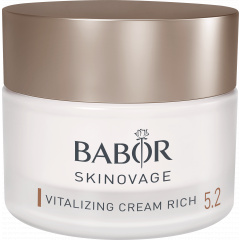 Reichhaltige Gesichtspflegecreme zur Vitalisierung müder und fahler Haut. Vitalizing Cream Rich